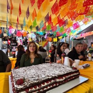 Día de mi santoral celebrado en el Área de las Jefas en la Central de Abasto